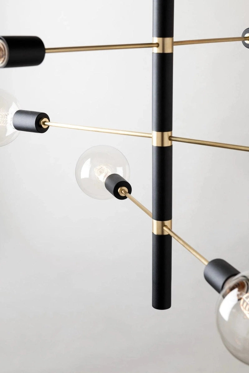 Astrid taklampe - Ø70cm-Taklamper-Hudson Valley-Messing-Hud__H178808-AGB/BK-CE-Lightup.no