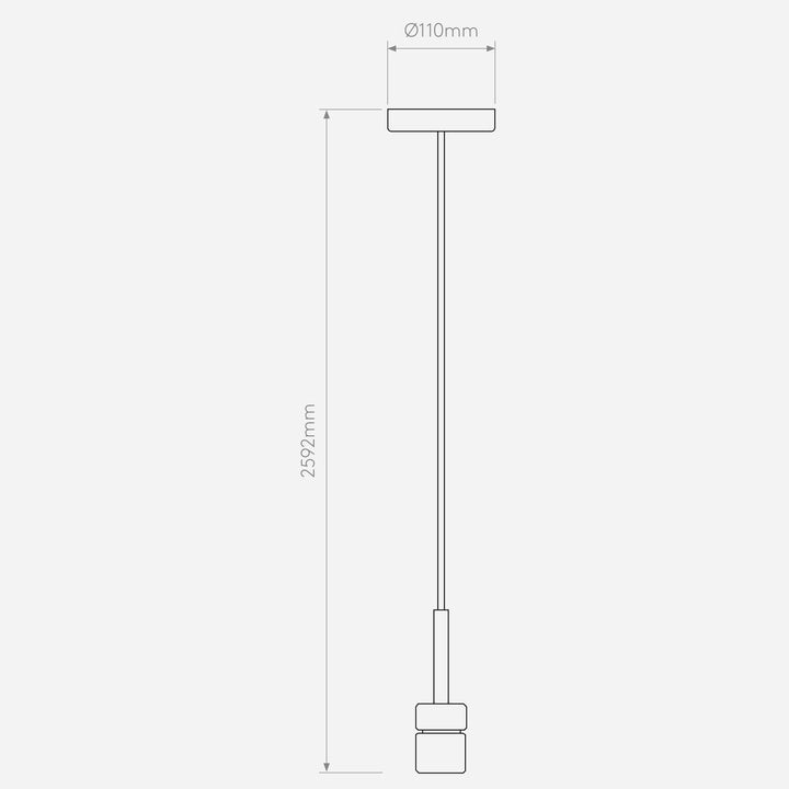 Astro pendel oppheng-Elektro tilbehør lamper-Astro Lighting-Svart-Asg__1184020-Lightup.no