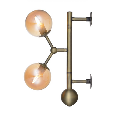 Atom vegglampe - Amber-Vegglamper-Halo Designs-5705639740147-Lightup.no