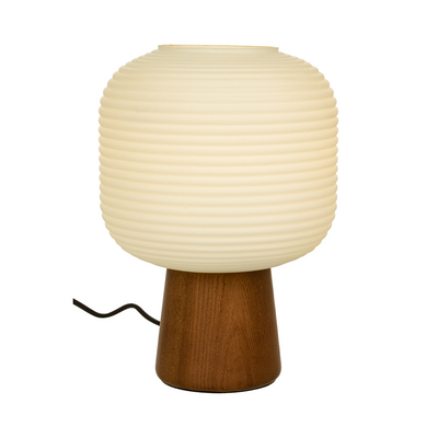 Aura bordlampe - Hvit/Brunbeis-Bordlamper-Aneta Lighting-18103-16-01-Lightup.no