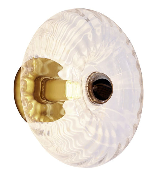 Aurora vegg/taklampe 28 cm-Vegglamper-Ms - belysning-Klar / Gullfarget-9400000619-Lightup.no
