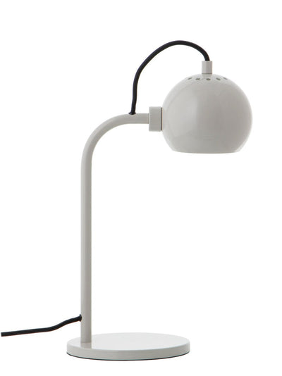 Ball bordlampe-Bordlamper-Frandsen-Glossy lys grå-123420-Lightup.no