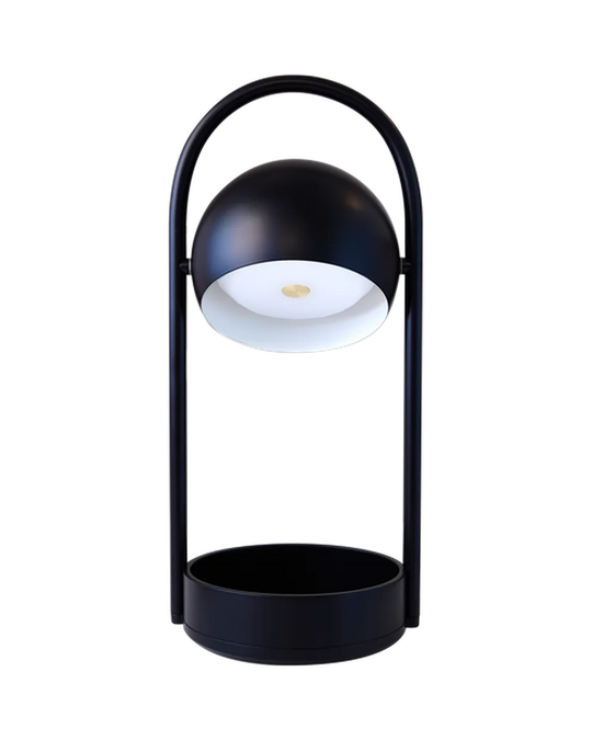 Ball portabel oppladbar bordlampe 2700 Kelvin-Bordlamper-Frandsen-Svart-147183-Lightup.no