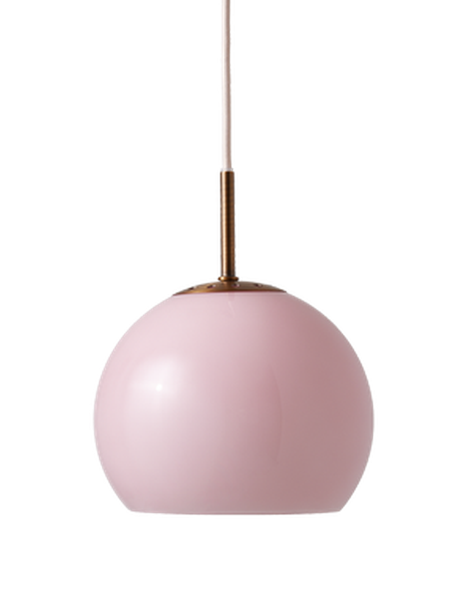 Ball takpendel Glass Ø18 cm-Takpendler-Frandsen-Hvit-137728-Lightup.no