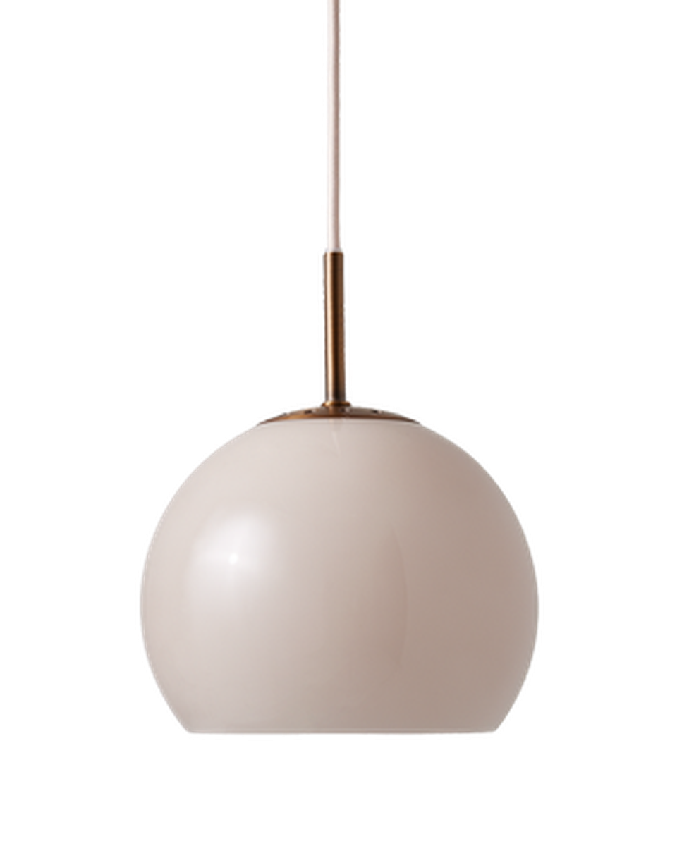 Ball takpendel Glass Ø18 cm-Takpendler-Frandsen-Hvit-137728-Lightup.no