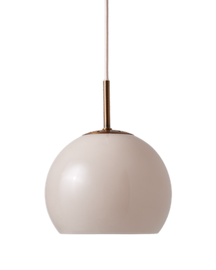Ball takpendel Glass Ø18 cm-Takpendler-Frandsen-Hvit-137728-Lightup.no