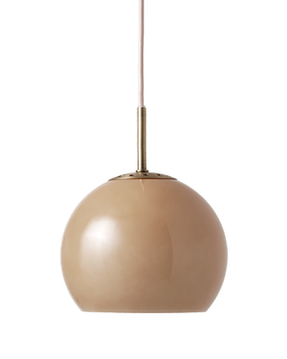 Ball takpendel Glass Ø18 cm-Takpendler-Frandsen-Hvit-137728-Lightup.no