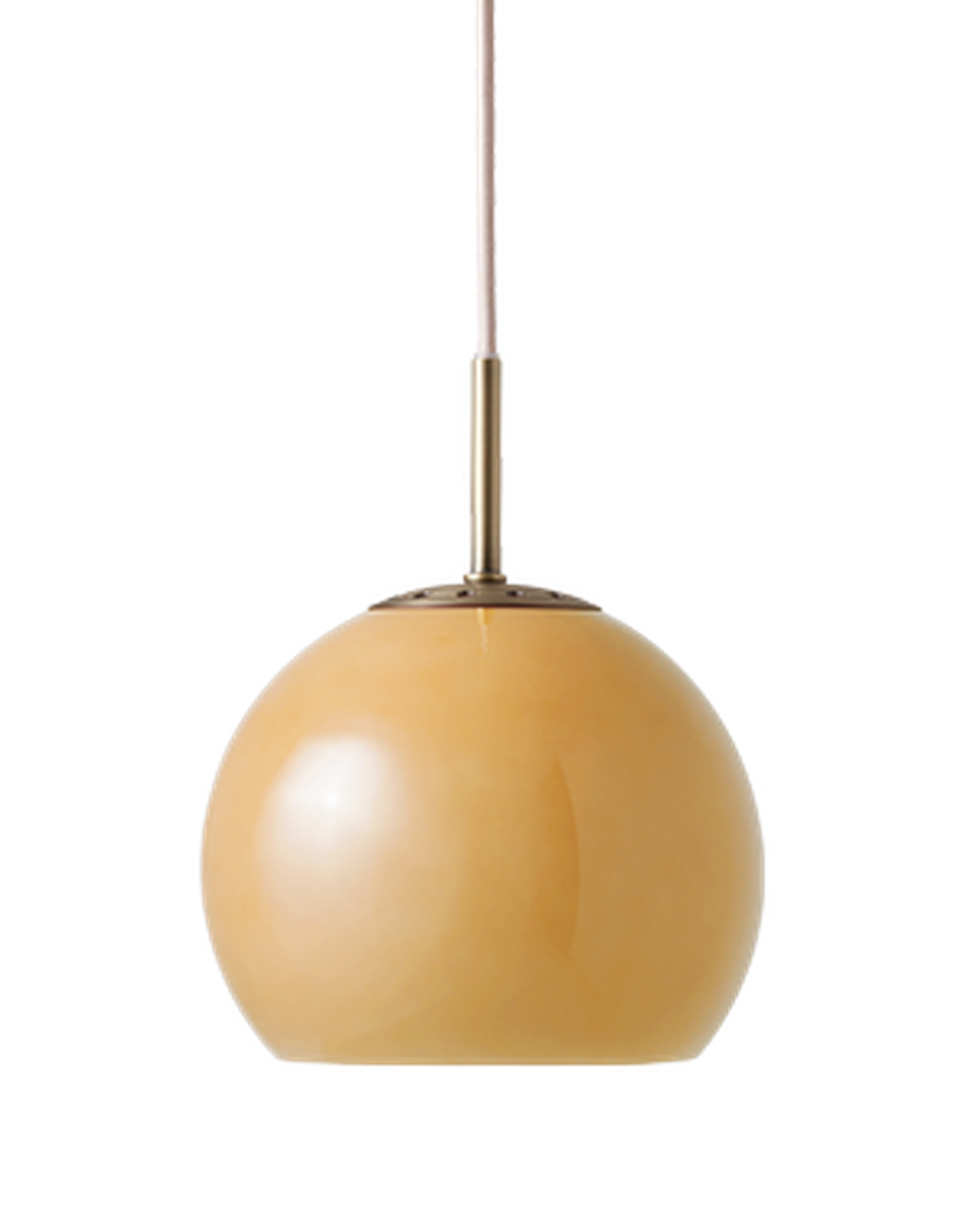 Ball takpendel Glass Ø18 cm-Takpendler-Frandsen-Hvit-137728-Lightup.no