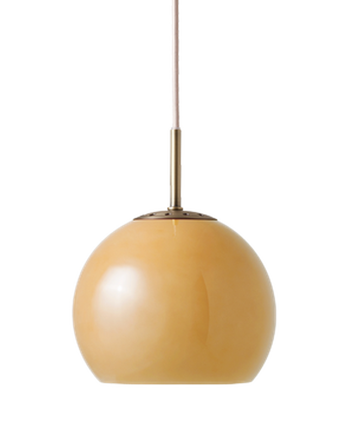 Ball takpendel Glass Ø18 cm-Takpendler-Frandsen-Hvit-137728-Lightup.no