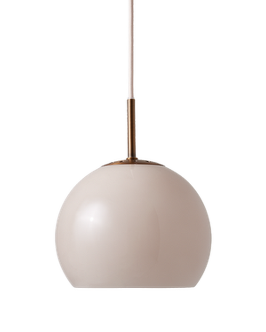 Ball takpendel Glass Ø18 cm-Takpendler-Frandsen-Grå-137730-Lightup.no