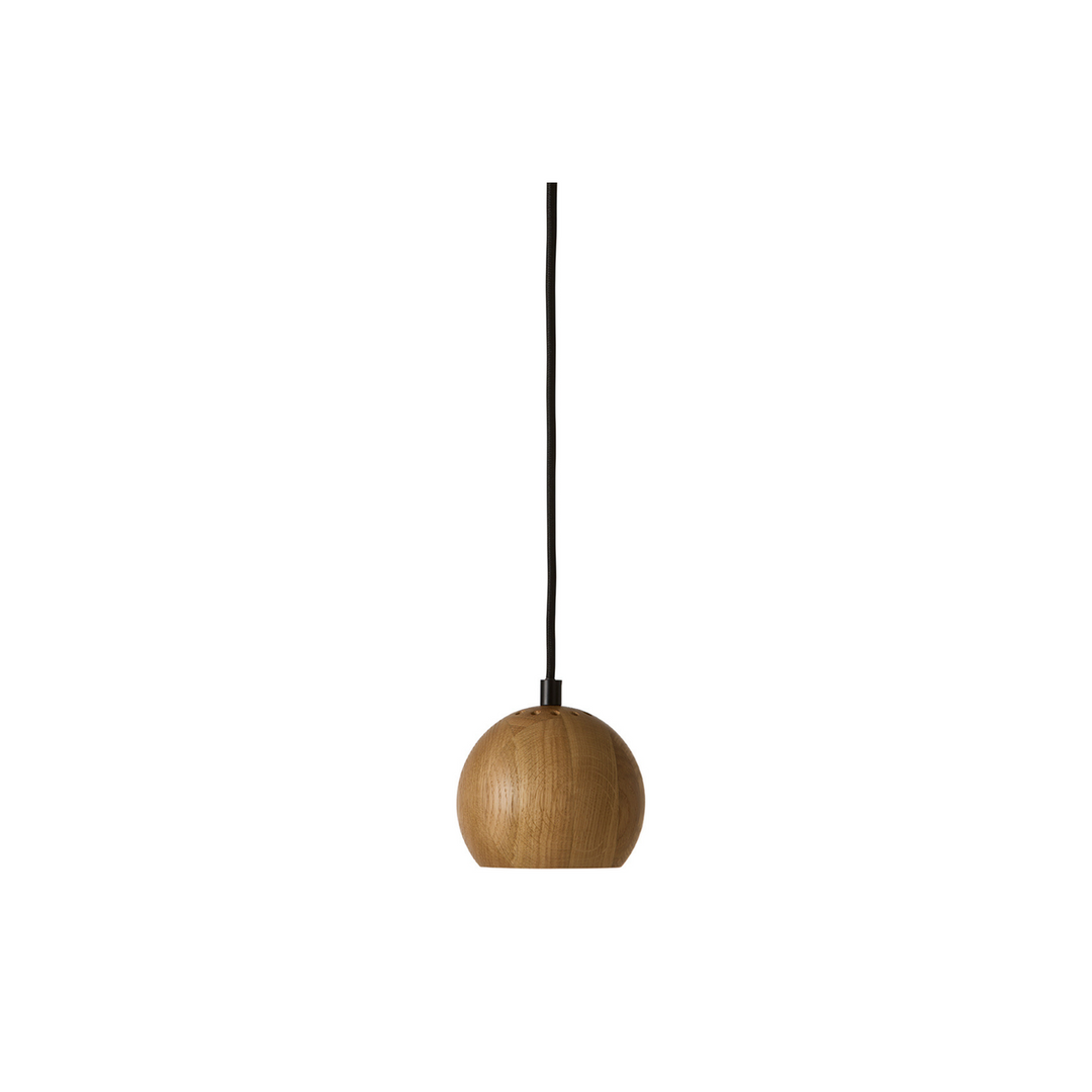 Ball takpendel Ø12 cm-Takpendler-Frandsen-Valnøtt-136654-Lightup.no