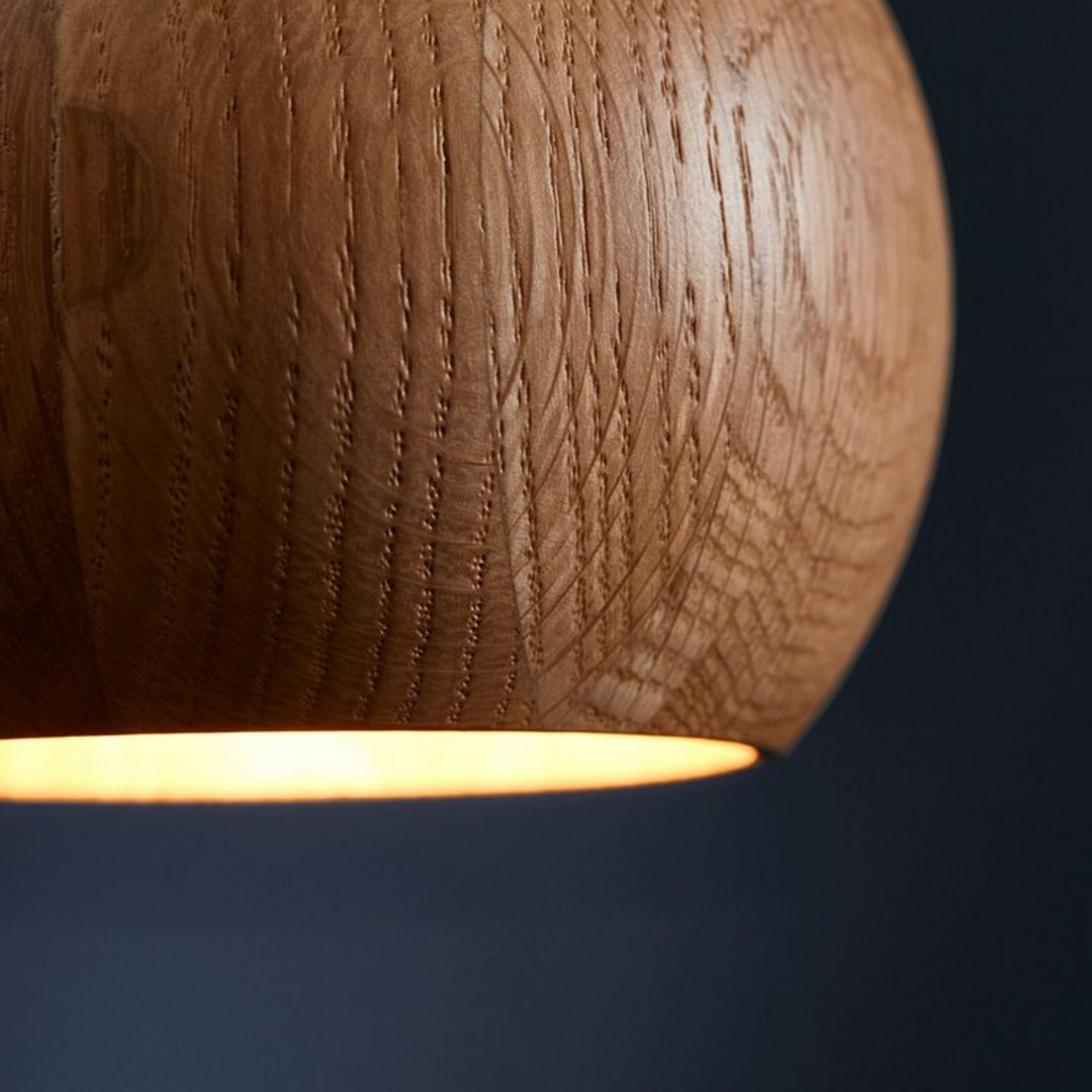 Ball takpendel Ø12 cm-Takpendler-Frandsen-Valnøtt-136654-Lightup.no