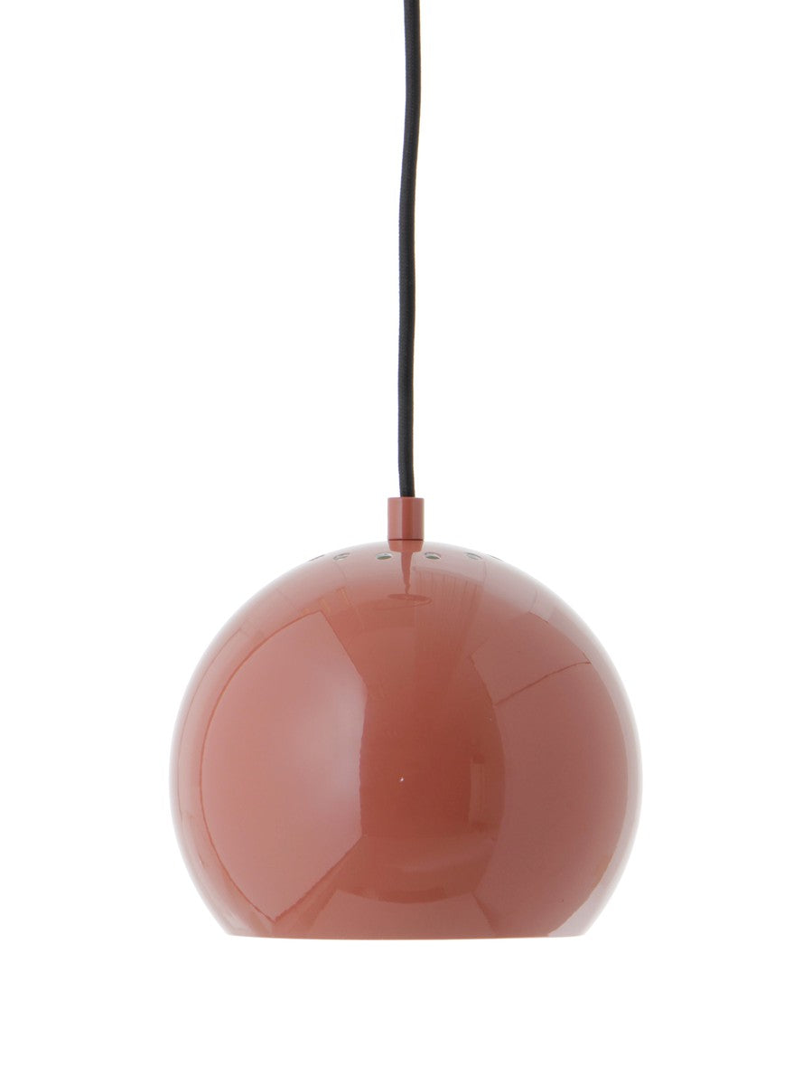 Ball takpendel Ø18 cm-Takpendler-Frandsen-Glossy rød-123393-Lightup.no