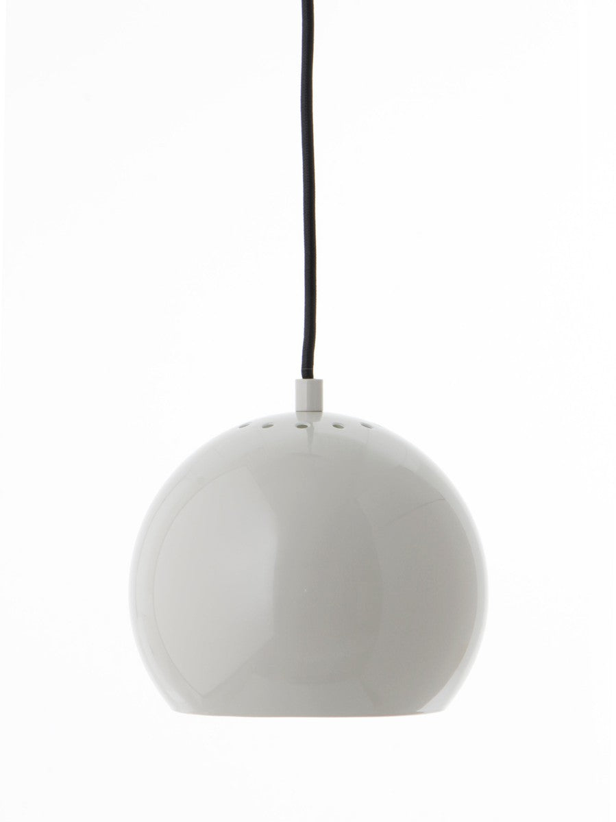 Ball takpendel Ø18 cm-Takpendler-Frandsen-Glossy lys grå-123394-Lightup.no