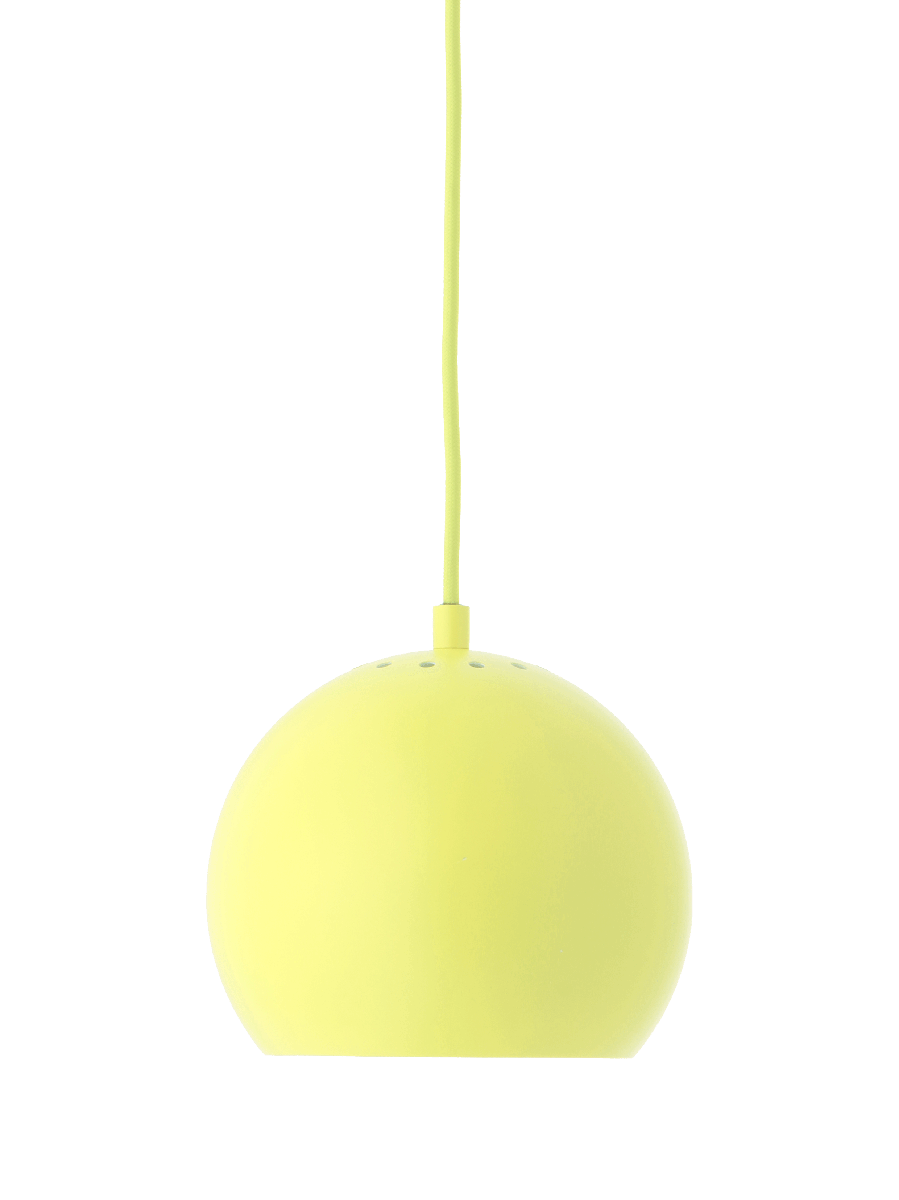 Ball takpendel Ø18 cm-Takpendler-Frandsen-Gul-133296-Lightup.no