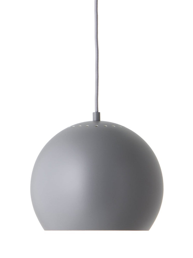 Ball takpendel Ø25 cm-Takpendler-Frandsen-Matt lys grå-119324-Lightup.no