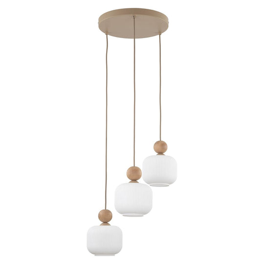 Ballo takpendel 3-lys-Takpendler-TK Lighting-Hvit / Trefarget-TK-11050-Lightup.no