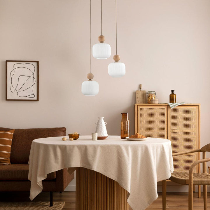 Ballo takpendel 3-lys-Takpendler-TK Lighting-Hvit / Trefarget-TK-11050-Lightup.no