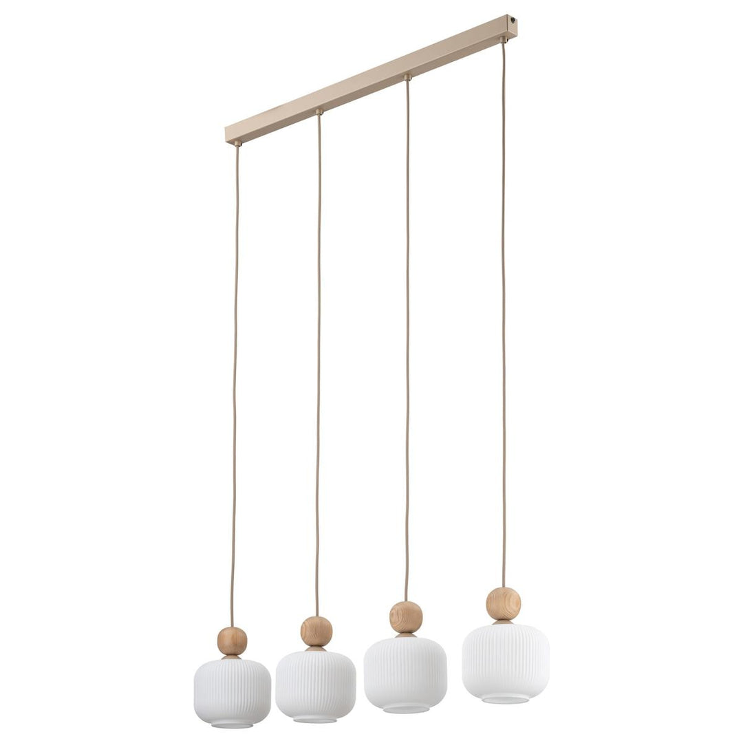 Ballo takpendel 4-lys-Takpendler-TK Lighting-Hvit / Trefarget-TK-11051-Lightup.no