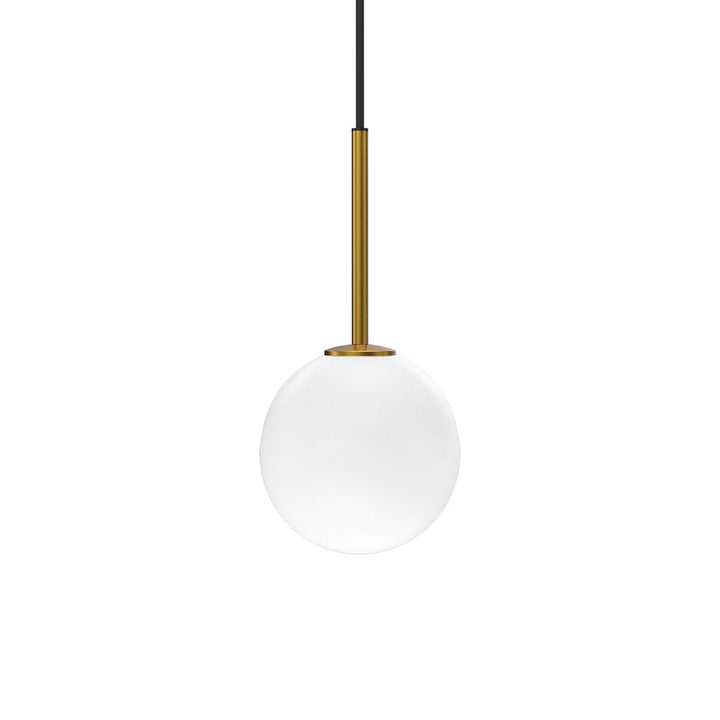 Ballon takpendel 14 cm-Takpendler-Herstal-Hvit / Messingfarget-HB060530101105-Lightup.no
