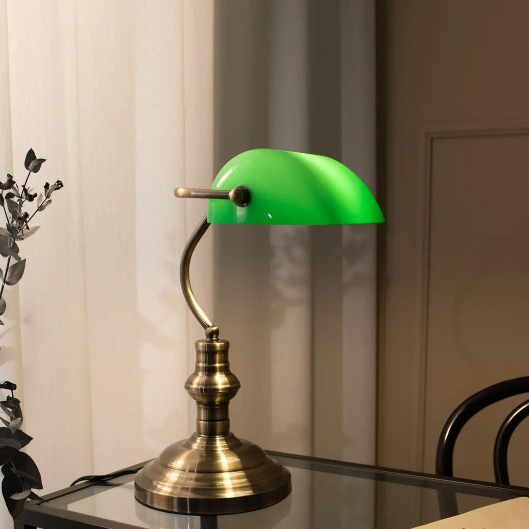 Bankers bordlampe 42 cm-Bordlamper-Marksløjd-Grønn-Mrk-105931-Lightup.no