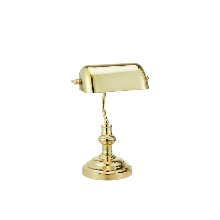 Bankers bordlampe 42 cm-Bordlamper-Marksløjd-Messing-Mrk-108977-Lightup.no