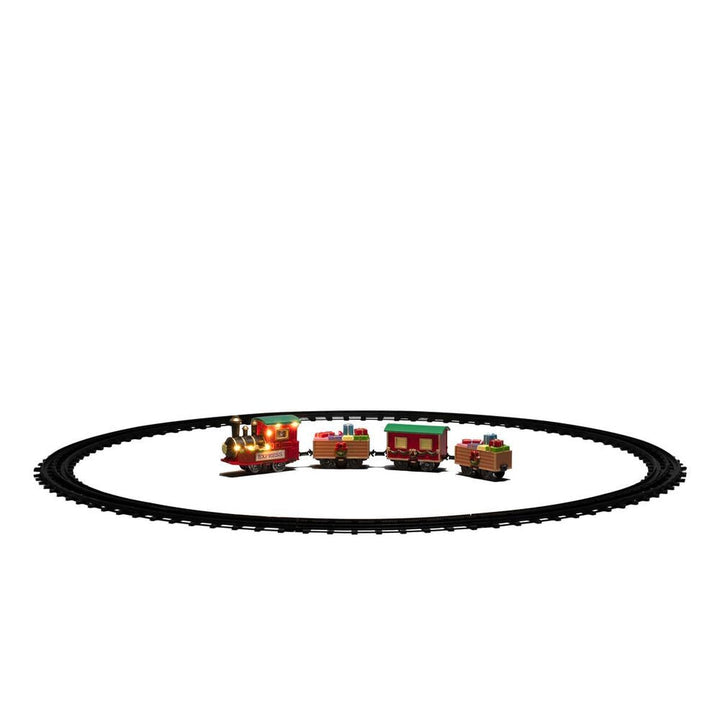 Batteridrevet juletog på skinner – Ø106 cm-Julebelysning dekor og pynt-Konstsmide-Flerfarget-4241-000-Lightup.no