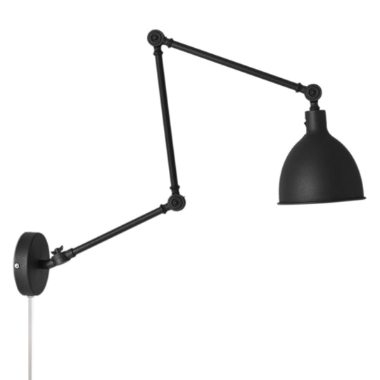 Bazar vegglampe Svart-Vegglamper-By Rydens-Svart-Brs-2827660-4000-Lightup.no