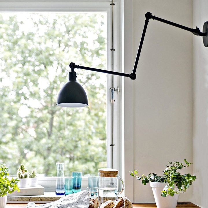 Bazar vegglampe Svart-Vegglamper-By Rydens-Svart-Brs-2827660-4000-Lightup.no