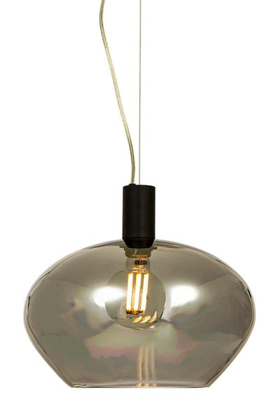 Bell takpendel 35 cm - Svart/Røykfarget-Takpendler-Aneta Lighting-15015-15-14-Lightup.no