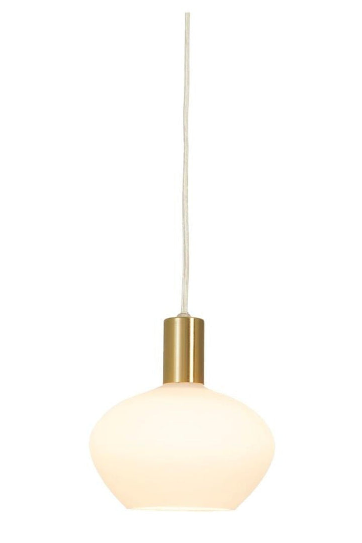 Bell vinduspendel 4 meter ledning m/stikkontakt-Takpendler-Aneta Lighting-Messing / Amber-15014-25-41-Lightup.no