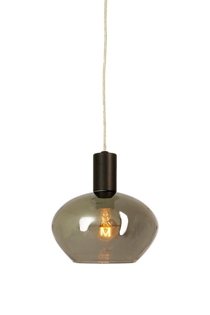 Bell vinduspendel 4 meter ledning m/stikkontakt-Takpendler-Aneta Lighting-Messing / Amber-15014-25-41-Lightup.no