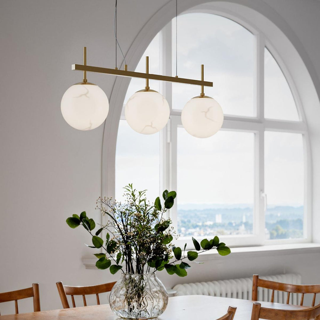 Bellagio takpendel 3 lys-Takpendler-By Rydens-Messing/opal-Brs-4202540-5000-Lightup.no