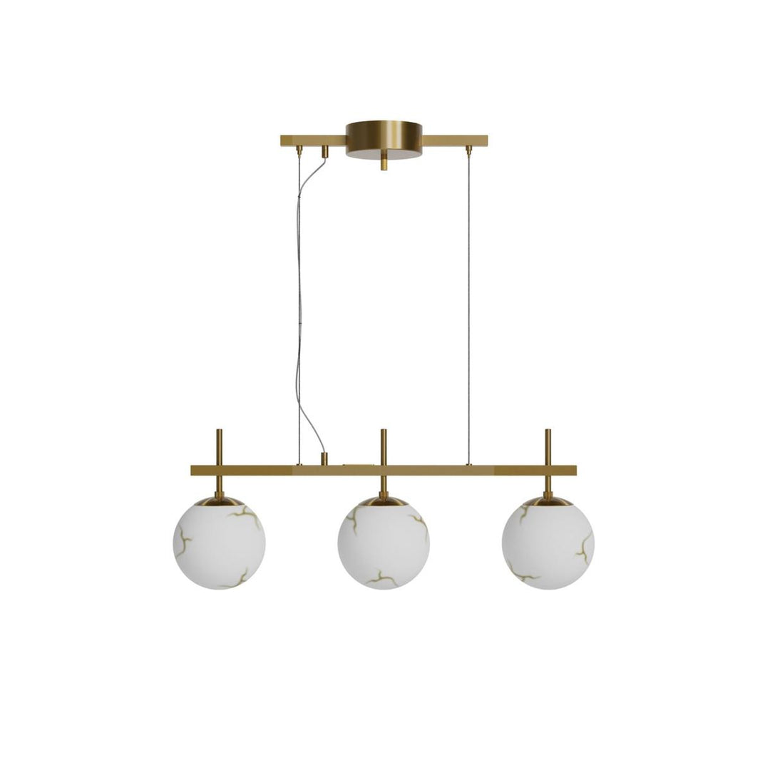 Bellagio takpendel 3 lys-Takpendler-By Rydens-Messing/opal-Brs-4202540-5000-Lightup.no