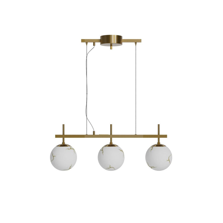 Bellagio takpendel 3 lys-Takpendler-By Rydens-Messing/opal-Brs-4202540-5000-Lightup.no