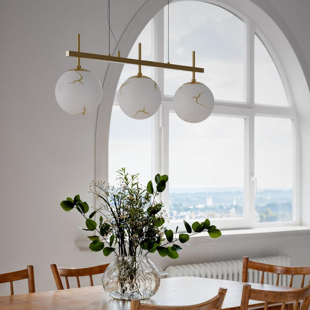 Bellagio takpendel 3 lys-Takpendler-By Rydens-Messing/opal-Brs-4202540-5000-Lightup.no