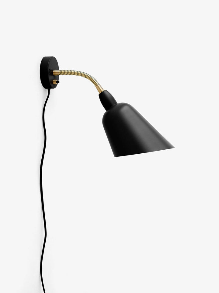 Bellevue Vegglampe - svart/messing-Vegglamper-&Tradition-Svart / Messing-133133A148-Lightup.no