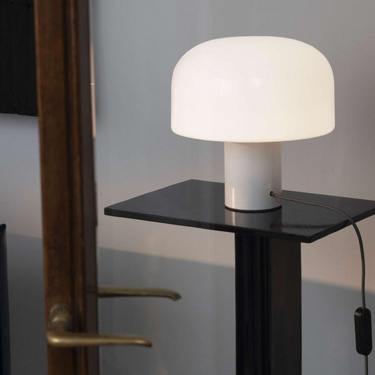 Bellhop Glass T bordlampe-Bordlamper-Flos-Aluminium-Fls__F1074064-Lightup.no