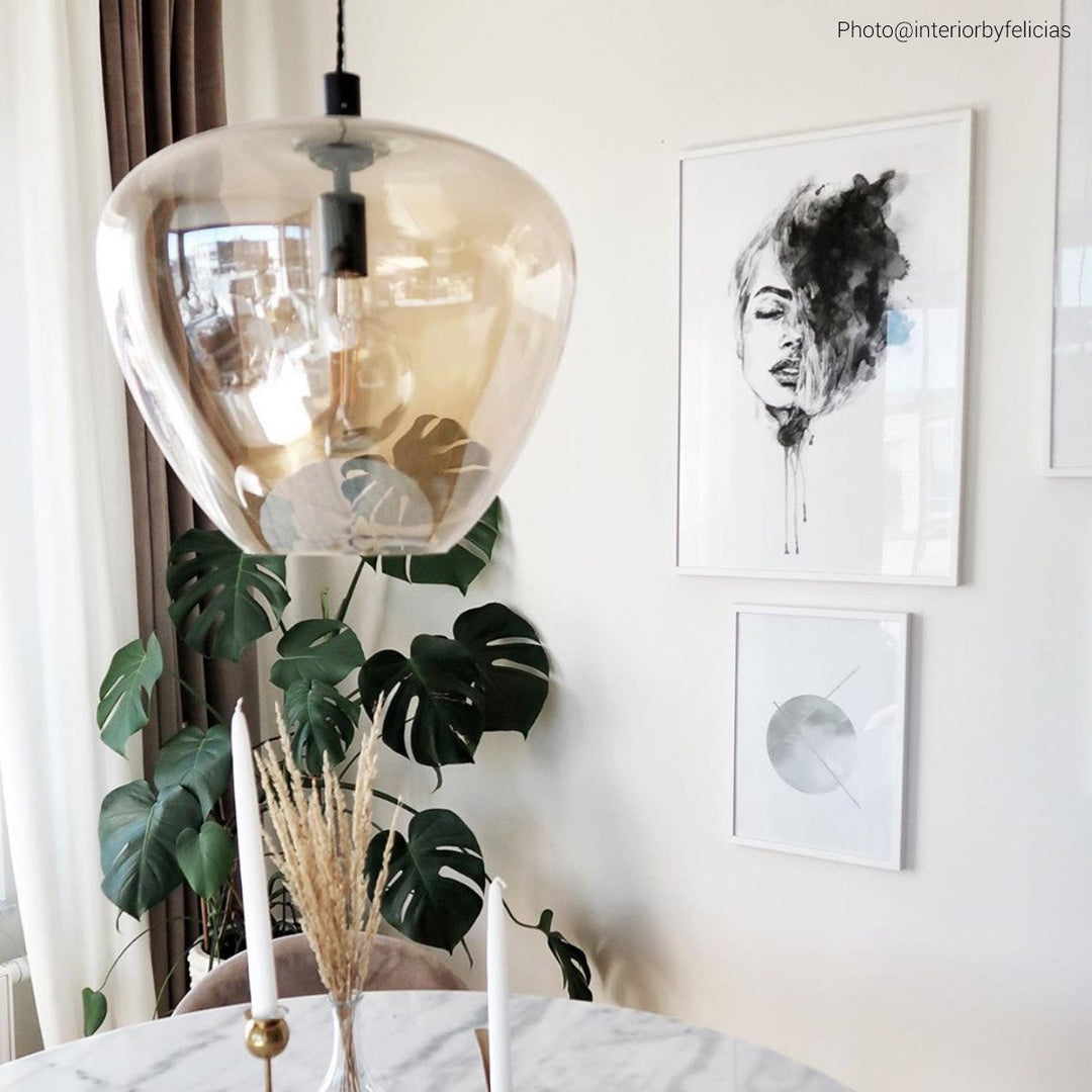 Bellissimo Grande taklampe - Amber-Takpendler-By Rydens-Amber-Brs-4200870-5503-Lightup.no