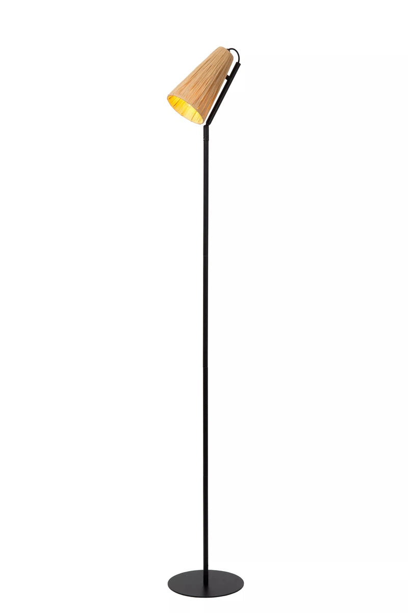 Bensen gulvlampe 152,5 cm-Gulvlamper-Lucide-Tre / Natur-LC05753/81/73-Lightup.no
