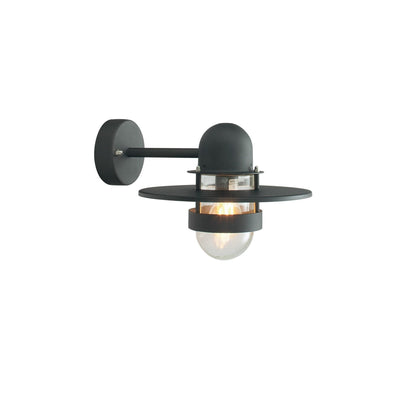 Bergen 270-Utebelysning vegg klassisk-Norlys-Svart-3185380-Lightup.no