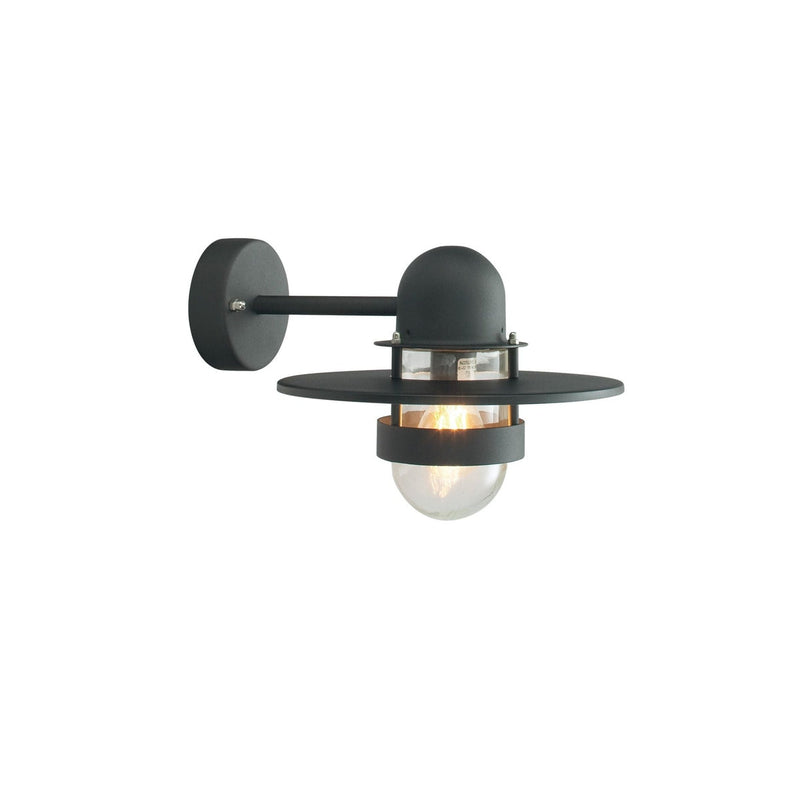 Bergen 270-Utebelysning vegg klassisk-Norlys-Svart-3185380-Lightup.no