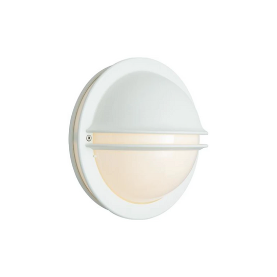 Berlin 611 E27-Utebelysning vegg veggskjold-Norlys-Sort / Opal glass-3185311-Lightup.no