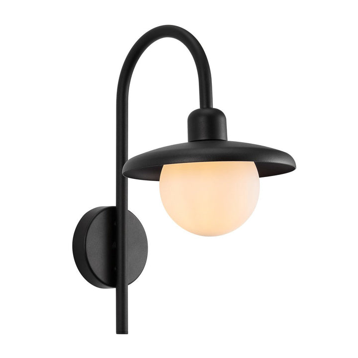 Berlo vegglampe for utendørsbruk IP44 - Svart-Utebelysning vegg klassisk-Nordlux-Svart-2418191003-Lightup.no