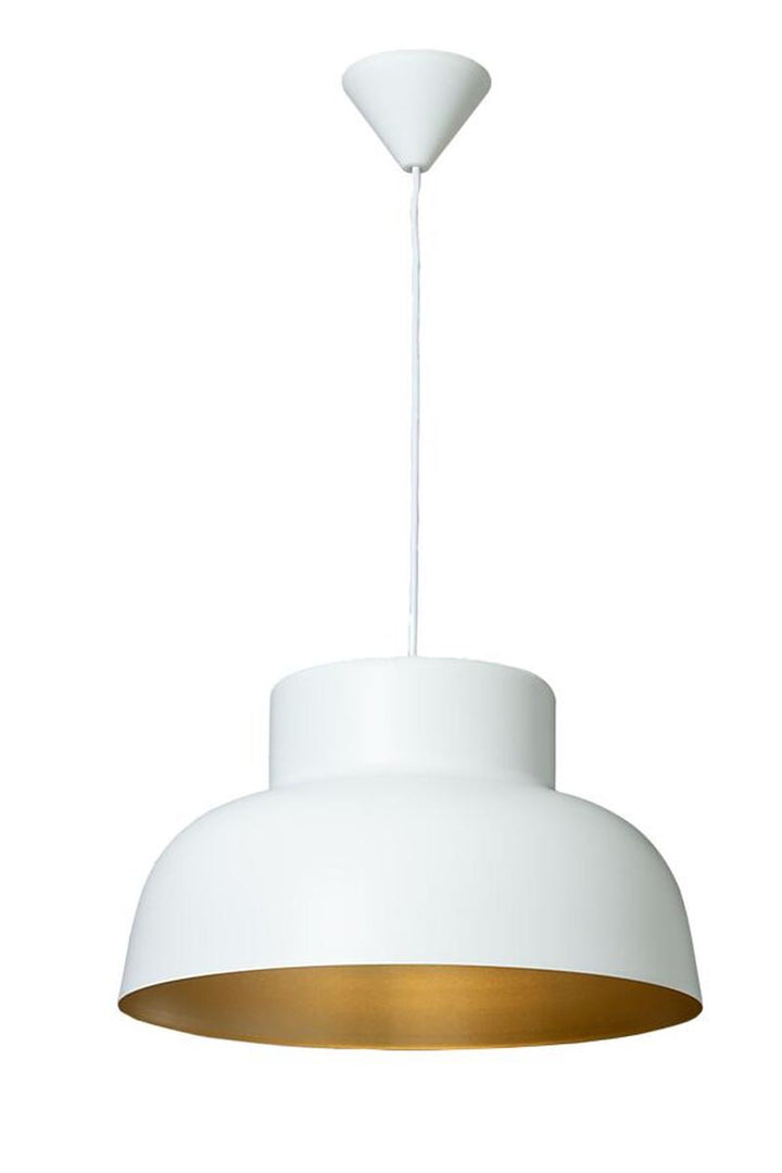 Bessie takpendel 39 cm-Takpendler-Aneta Lighting-Hvit / Gullfarget-25076-01-Lightup.no