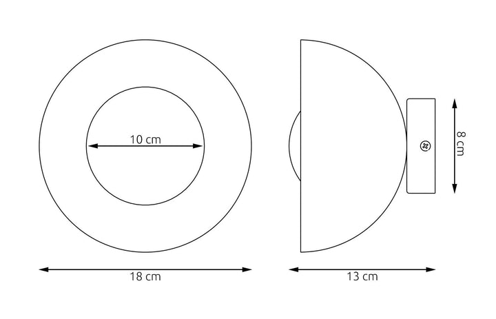 Bibi K1 vegglampe-Vegglamper-Emibig-Svart-1544/K1-Lightup.no