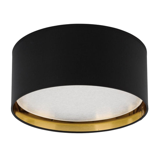Bilbao taklampe 45 cm-Taklamper-TK Lighting-Svart / Gullfarget-TK-3376-Lightup.no