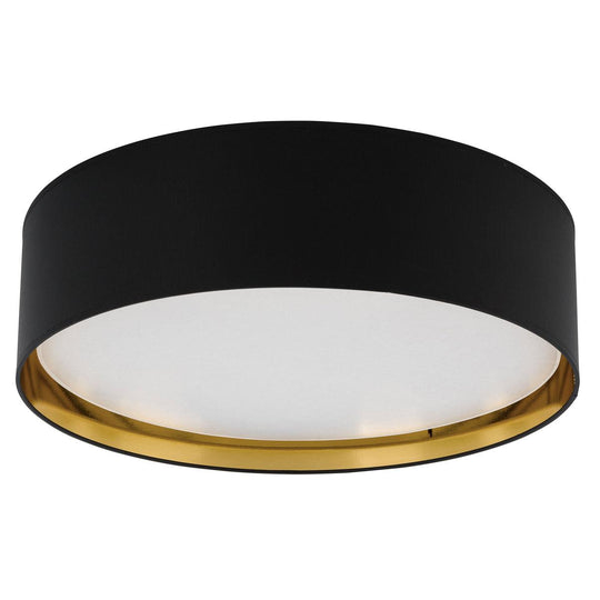 Bilbao taklampe 60 cm-Taklamper-TK Lighting-Svart / Gullfarget-TK-3432-Lightup.no