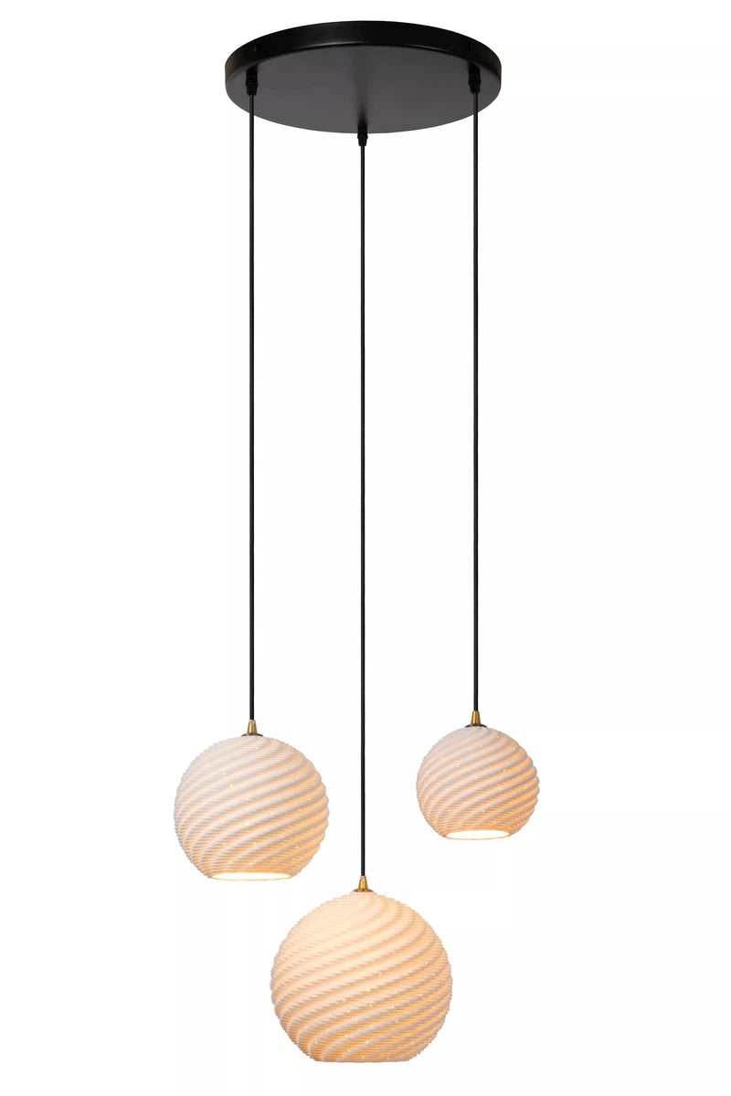 Bina takpendel 40 cm 3-lys-Takpendler-Lucide-Hvit-LC13451/03/31-Lightup.no