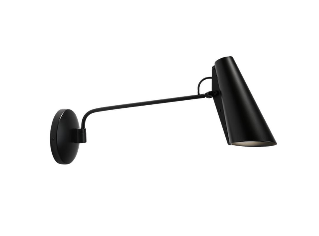Birdy vegglampe swing-Vegglamper-Northern-Svart / Messing-NOn__610-Lightup.no